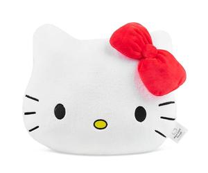 Get Trend Hello Kitty Sanrio 3D Plush Cushion for Sofa & Bed, Kawaii Hugging & Cuddle Cushion for Kids Teens & Adults, Bedroom Accessories, Gifts for Girls (White Hello Kitty, L37 x W32)