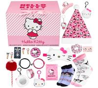 Get Trend Hello Kitty Sanrio Advent Calendar 2025 Girls Teens Gift Box Kawaii Accessories Socks Stationery Jewellery Anime Christmas Countdown Women Fans (Pink Hello Kitty)