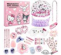 Get Trend Hello Kitty Sanrio Advent Calendar 2025, Pamper Gift Set Women Teens, Beauty Kit Kawaii Accessories Christmas Countdown, Anime Gifts for Her (Pink Hello Kitty)