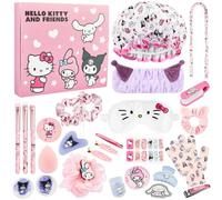 Get Trend Hello Kitty Sanrio Beauty Advent Calendar 2026 | 24 Day Christmas Countdown Pamper Set, Women & Teens Beauty Kit Sleep Mask Hair Clips, Xmas Gifts (Pink Hello Kitty)