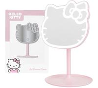 Get Trend Hello Kitty Sanrio Makeup Mirror, Vanity Battery Operated Portable Dressing Table Mirror With Lights & Stand For Travel, Gifts For Adults (Pink/Hello Kitty)