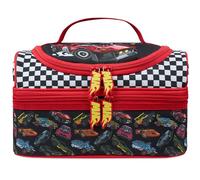 Get Trend Hot Wheels Kids Insulated Lunch Bag, Dual Compartments Cooler Bag for Lunch Box & Snacks, Food Carrier for School, Sports, Travel & Picnics, School Supplies Gifts (Multi Hot Wheels)