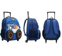 Get Trend Hot Wheels Trolley Backpack (Multi/Blue Hot Wheels)