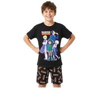 Get Trend Hunter x Hunter Boys Short Pyjama Set 7-16 Yrs, Cotton Pj Bottoms & T-Shirt, Soft Breathable Casual Nightwear, Manga Gifts (13-14 Years, Multi Hunter x Hunter)