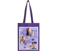 Get Trend KPop Demon Hunters Huntrix Tote Bag Girls & Women, Casual & Lightweight Shoulder Bag for School, College, Shopping & Travel, Daily Carryall Handbag, Kpop Gifts for Girls (Purple)