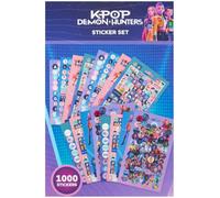 Get Trend Kpop Demon Hunters Stickers for Girls, Journaling Sticker Book | 1000+ Colourful Stickers on 16 Pages, DIY Journal Stickers for Kids to Decorate & Craft, K-Pop Anime Gift for Girls