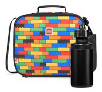 Get Trend LEGO Kids Insulated Lunch Bag with Water Bottle, 2 Piece Set