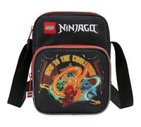 Get Trend Lego Ninjago Boys Crossbody Sling Bag, Adjustable Strap Small Kids Messenger Shoulder Bag, Travel Essentials for Phone, Wallet, Holiday & School, Boy Gifts (Black/Multi Lego x Ninjago)