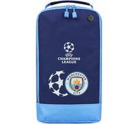 Get Trend Manchester City F.C. Boot Bag Football Adults Teens Sports Shoe Bags Ventilation Kids Supporters' Gear Travel PE Rugby Cricket Hockey 19 x 34 x 12cm