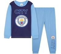 Get Trend Manchester City Pyjama Set for Boys 7-14 Yrs, 2 Pcs Football PJs, Long Sleeve Top & Cotton Trousers, Gifts for Boys (11-12 Years, Blue Manchester City)