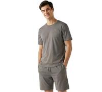 Get Trend Men’s Pyjamas Sets M-5XL, Crew Neck Cotton T-shirts & Shorts Pj Set, Loungewear Tees & Short Bottoms, Soft & Comfy Nightwear (XL, Charcoal)