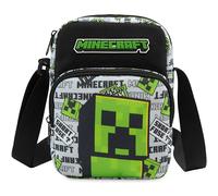 Get Trend Minecraft Boys Crossbody Sling Bag, Adjustable Strap Small Kids Messenger Shoulder Bag Travel Essentials for Phone, Wallet, Holiday & School, Boy Gifts (Multi Minecraft)