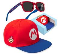 Get Trend Minecraft | Fortnite | Super Mario | Spongebob Boys Baseball Cap Sunglasses Sets, Adjustable Summer Sun Hat 100% UV Shades