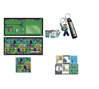 Get Trend Minecraft Wallet Keyrings & Lanyard Set (Multicolor Minecraft)