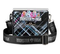 Get Trend Monster High Cross Body Bag & Coin Purse for Girls & Teens, Draculaura Shoulder Handbag with Strap, Gifts for Girls (Black Monster High)