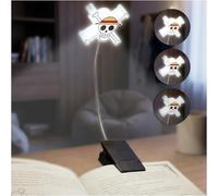 Get Trend One Piece 3D Book Light, 3 Eye-Protecting Modes Clip on Reading Light for Bed, Portable & 360° Flexible Straw Hat Night LED Lamp, USB & Battery Powered, Anime Gifts for Book Lovers