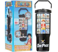 Get Trend One Piece Insulated Tumbler with Straw, 850ml Metal Flask | Leakproof Stainless Steel Water Bottle with Handle, 12H Cold & Hot 5H, Double Wall Travel Coffee Mug
