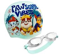 Get Trend Paw Patrol | Bluey | SpongeBob SquarePants Swimming Goggles Swim Cap Sets for Girls 3-6 Yrs, Adjustable Anti-fog UV Protected Kids Goggles & Lightweight Silicone Swimming Cap, Girls Gifts