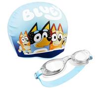 Get Trend Paw Patrol | Bluey | SpongeBob SquarePants Swimming Goggles Swim Cap Sets for Girls 3-6 Yrs, Adjustable Anti-fog UV Protected Kids Goggles & Lightweight Silicone Swimming Cap, Girls Gifts