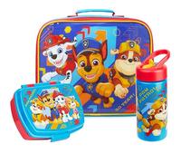 Get Trend Paw Patrol Insulated Lunch Bag Set for Girls, 3 Pcs Kids BPA Free Lunch Box 420ml Water Bottle with Straw & Food Bag, Picnic Travel Supplies, Nursery & School Essentials (Multi Paw Patrol)