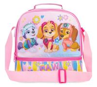 Get Trend Paw Patrol Kids Insulated Lunch Bag with Dual Compartments | Cooler Bag for Lunch Box & Snacks, School, Picnic & Travel Food Carrier, School Supplies, Girls Gifts (Pink Paw Patrol)