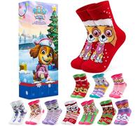 Get Trend Paw Patrol Skye Socks Advent Calendar 2025 for Girls Size 9-12, 24 Days Christmas Countdown, Unique Gifts for Girls (Multi Skye)