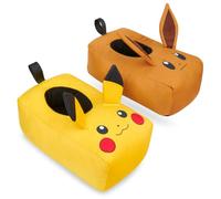 Get Trend Pokemon 3D Slippers for Boys, Slip Resistant Soft Plush Shoes | Bulbasaur, Snorlax, Pikachu, Gengar or Eevee Warm Indoor Slippers, Fluffy Lounging Slip On House Shoes, Footwear Gamer Gifts