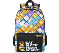 Get Trend Pokemon Boys Large Backpack, 46cm Padded Strap School Bag | Sports Kids Holiday Travel Rucksack Bookbag, Casual Daypack School Supplies, Gifts for Boys (Multi Pokemon)