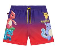 Get Trend Pokemon Boys Swimming Shorts, UPF 50+ Mesh Lined Swim Shorts, Pool Swimming Trunks & Beach Essentials, Anime Gifts for Boys (5-6 Years, Multi Pokemon)