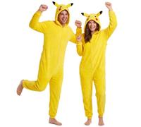 Get Trend Pokémon | One Piece Halloween Onesies for Men, Adult S-2XL 3D Pikachu, Squirtle, Bulbasaur, Charizard or Luffy Hooded Jumpsuits for Halloween, Cosplay & Costume Parties