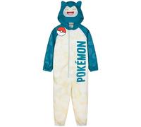 Get Trend Pokemon Puddle Suit for Boys, Hooded Water Resistant Paddle Overalls, Fleece Lining Rain Suit, Pikachu All in One (4-5 Years, Multi Snorlax)