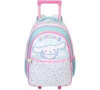 Get Trend Sanrio Cinnamoroll Girls Trolley Bag for Travel and School | 2-in-1 Kids Backpack with Adjustable Straps, Compact Cabin Suitcase with Wheels & Handles, Travel Gifts (Multi Cinnamoroll)