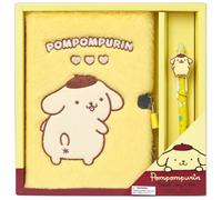 Get Trend Sanrio Pompompurin Secret Diary for Girls, Journal with Pen Set | A5 Notebook and Pen Set, 96 Blank Pages Lockable Diary, School, Travel Journal, Stationary Supplies