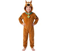 Get Trend Scooby-Doo Onesie for Boys & Girls, Comfy Loungewear, 3-12 Years | Long Sleeved Nightwear Pyjamas, Hooded Jumpsuit for Cosplay, Costume Parties, Boys Girls Gifts