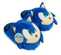Get Trend SONIC THE HEDGEHOG 3D Slippers for Boys UK Size 10.5-1,5, Soft Anti-Slip Indoor & House Slippers, Gifts for Boys (1/1.5 UK, Blue Sonic)