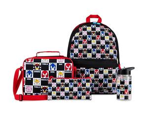 Get Trend Sonic THE Hedgehog Backpack Set 4 Pcs Kids with Water Bottle 400ml Pencil Case Insulated Lunch Bag Tweens Knuckles Shadow School Supplies Travel