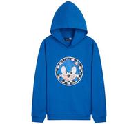 Get Trend SONIC THE HEDGEHOG Hoodie for Boys Teens Shadow Knuckles Tails Warm Hooded Sweatshirt Jumper Casual Pullover (Blue Sequin, 9-10 Years)