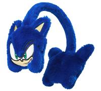 Get Trend SONIC THE HEDGEHOG Kids Earmuffs for Boys Girls Teens Plush Fluffy Ear Covers Winter Accessories for School Travel Days Out Gifts for Gamers