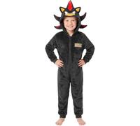 Get Trend Sonic the Hedgehog Onesie for Boys, Loungewear Pjs, 4-10 Years | Long Sleeved Nightwear Sleepsuit Pyjamas, Warm & Cosy Hooded Jumpsuit for Cosplay, & Costume Parties, Gamer Gifts for Boys