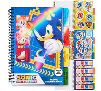 Get Trend Sonic THE Hedgehog Sticker Book for Kids Teens Activity Book 28 Sticker Sheets Shadow Knuckles 400+ Collector Stickers for Scrapbooking Art Activity Set