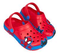 Get Trend Spidey and His Amazing Friends Boys Clogs UK Size 7-4, Kids Adjustable Slip-on Indoor Outdoor Beach Garden Shoes (13/1 UK, Red Spidey)