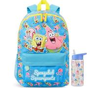 Get Trend SpongeBob Squarepants Boys Backpack Set 2 Pcs, 43cm School Bag