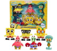 Get Trend SpongeBob SquarePants Mini Kids Toy Figures, 6 Piece Set | Patrick Squidward & Mr Krabs Character Figures, Play & Display Mini Collectibles Figurine Gifts
