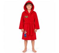 Get Trend Super Mario | Minecraft Fleece Dressing Gown for Kids & Teens | Warm & Cosy Loungewear, Ultra-Soft Hooded Bathrobe, Boys Housecoat, Nightwear Changing Robe with Belt, Gaming Gifts for Kids