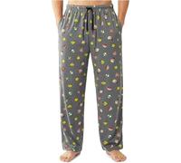 Get Trend Super Mario | Minecraft | Pokemon Men's Lounge Pants, S-3XL | 100% Cotton Pokemon Pyjama Bottom Trousers, Soft & Comfy Loungewear Pants with Drawstring Elastic Waist, Sleepwear Mens Gifts
