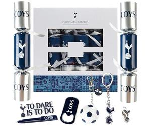 Get Trend Tottenham Hotspur Pop Luxury Christmas Crackers, Pack of 6 Deluxe Football Xmas Crackers, Collectible Spurs Gifts, Fun Novelty Xmas Gifts (Multi Tottenham Hotspur)