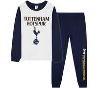 Get Trend Tottenham Hotspur Pyjama Set Boys 7-14 Yrs, 2 Pcs Football PJs, Long Sleeve Top & Cotton Trousers, Gifts for Boys (11-12 Years, Navy Tottenham Hotspur)