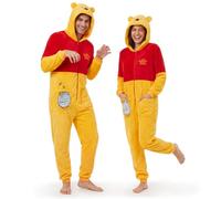 Get Trend Winnie the Pooh Halloween Onesies for Adults, Women & Men S-2XL | Disney’s Pooh, Piglet or Eeyore 3D Hooded Loungewear, Cosy One Piece Jumpsuit for Costume Parties, Halloween Gifts