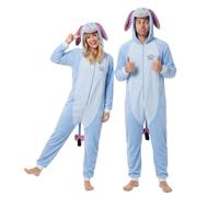 Get Trend Winnie the Pooh Halloween Onesies for Adults, Women & Men S-2XL | Disney’s Pooh, Piglet or Eeyore 3D Hooded Loungewear, Cosy One Piece Jumpsuit for Costume Parties, Halloween Gifts