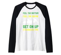 Get Up Feel The Rhythm Feel The Rhyme It's Bobsled Time Fan Raglan Baseball Tee